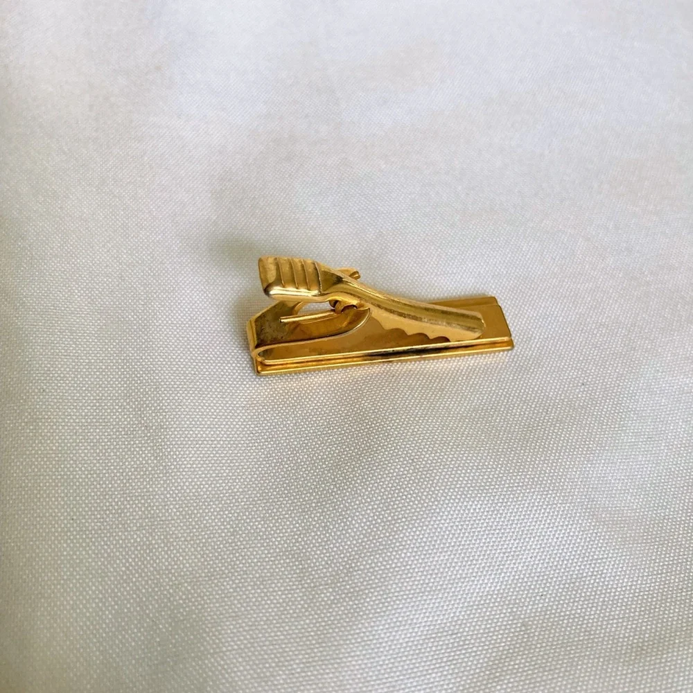 Vintage Tie Clip, VINTAGE GOLD TONE
